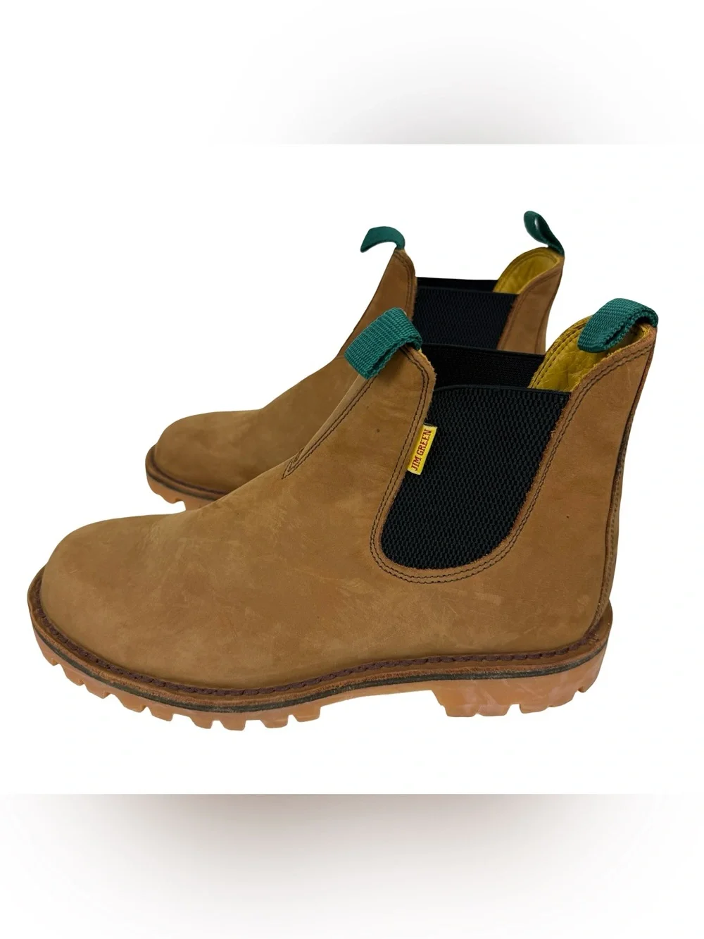 Jim Green Stockman Chelsea Boot Fudge Leather Men’s US 12 Pull On